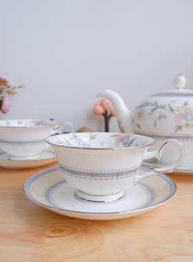 正品现货Noritake则武秘密花园骨瓷下午茶具红茶杯碟咖啡杯壶礼盒