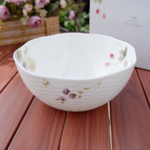 NARUMI正品日本鸣海露西花园面碗