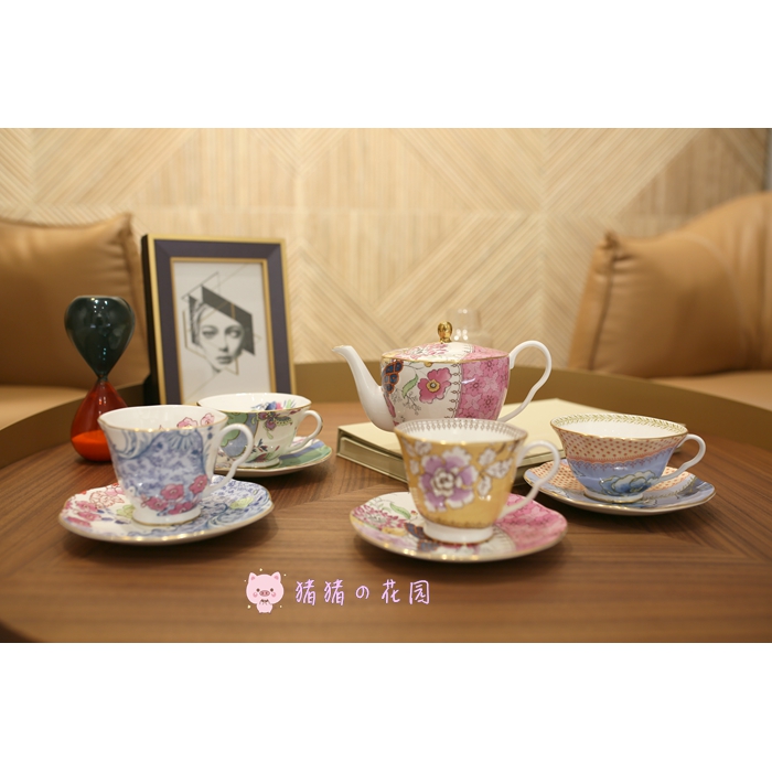 wedgwood蝶恋花杯碟茶壶