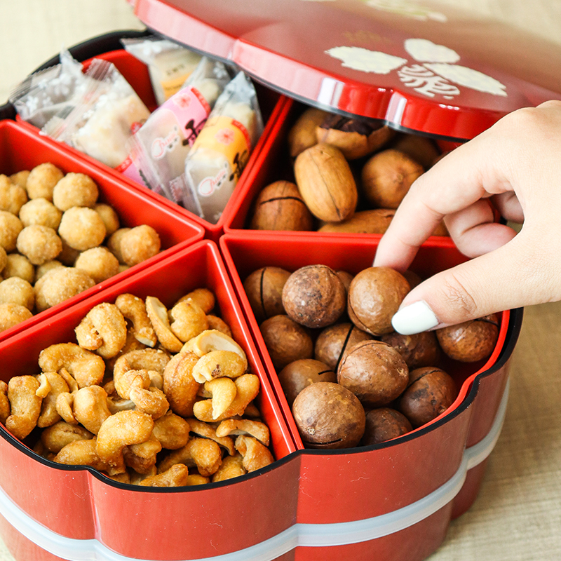 日本进口hakoya新年喜庆糖果盒