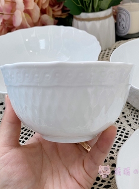 正品日本Noritake则武cher雪儿细瓷小碗饭碗汤碗沙拉碗餐碗家用