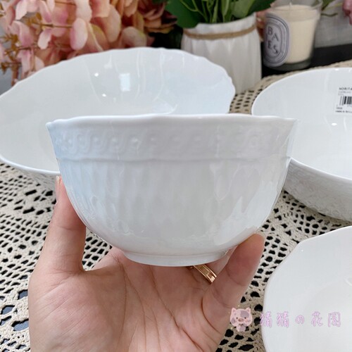日本noritake则武白瓷饭碗汤碗