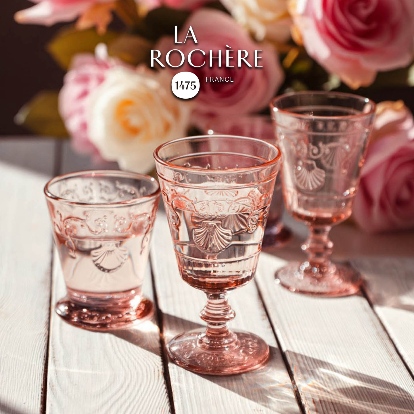 法国制LAROCHERE高脚杯马克杯