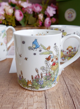 现货日本原产则武noritake龙猫骨瓷大容量卡通水杯茶杯马克杯礼盒