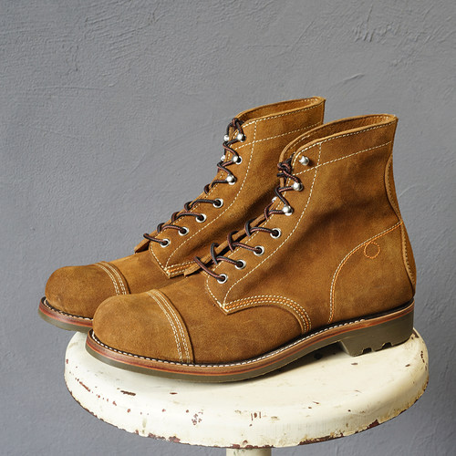 履诚复古工装靴马丁靴