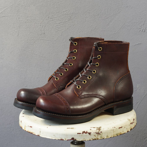 履诚Basic 国产精品伞兵靴固特异订制男女工装靴非julian耐磨抗造