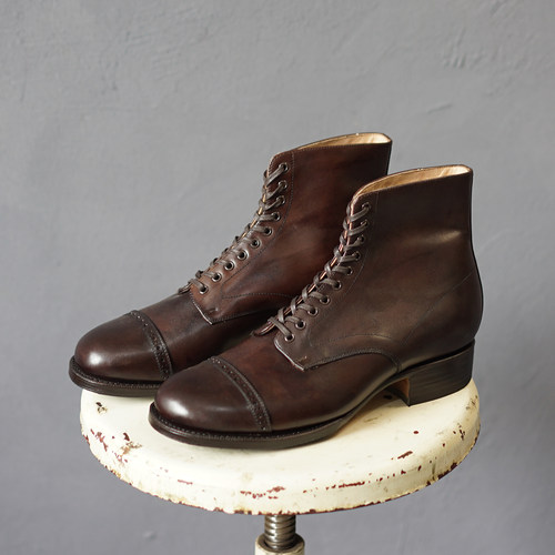 履诚Basic  dress boots 通勤靴  小牛皮舒适轻便 商务休闲百搭男