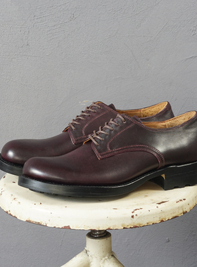 履诚 Classic  Service shoes通勤男士皮鞋进口小牛皮擦色工装鞋