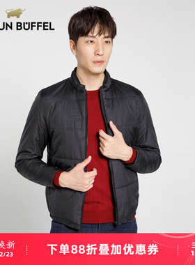 BRAUN BUFFEL/布兰施秋季款男士棉服外套轻薄可内穿搭保暖上装