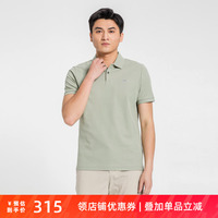 BRAUN BUFFEL/布蘭施男士商務(wù)休閑T恤短袖舒適翻領(lǐng)套頭POLO衫