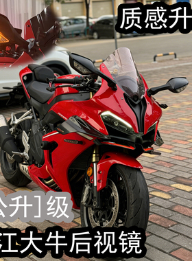 适用钱江赛921 800 600 550ES 450amt 250mini改装大牛后视镜配件