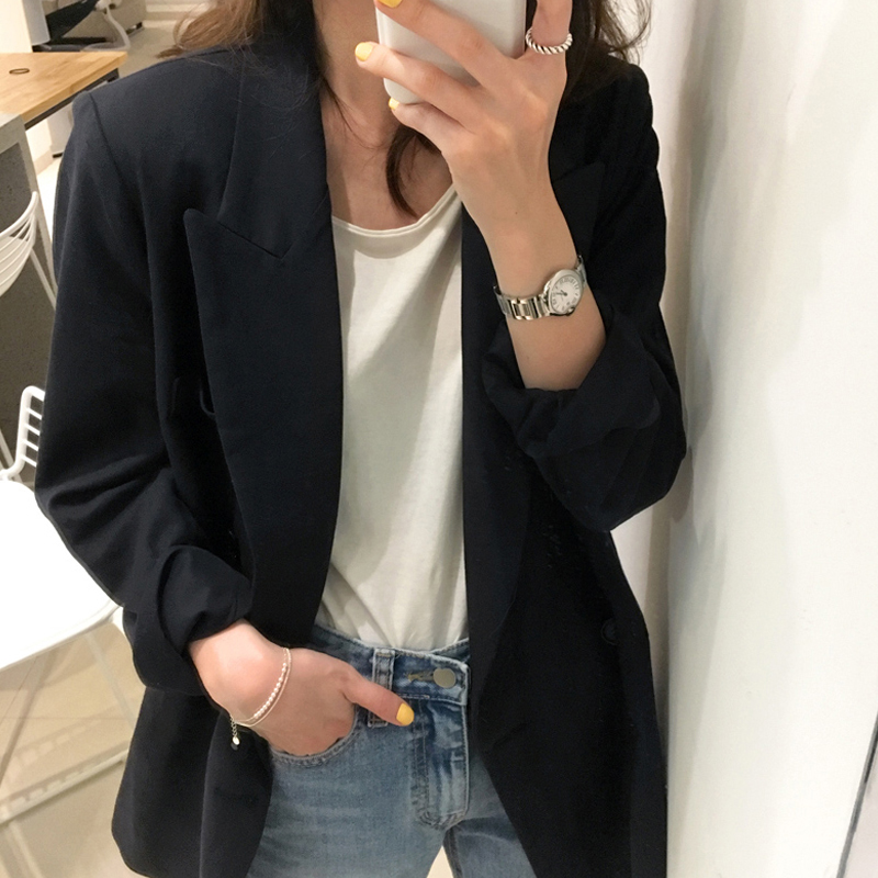 2018´ºÇïп°æ¿íËÉÏÔÊÝÐÝÏÐchicºÚɫѧԺ·çСÎ÷·þÎ÷×°ÍâÌ×Å®³±