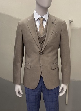 卡尔丹顿男装正品春季新款商务正装西服KCAS11629DAC5专柜3900