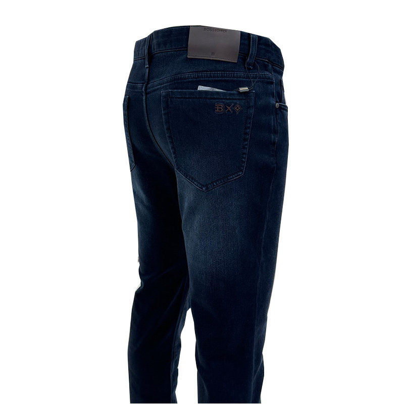 博斯绅威BOSSsunwen秋冬男士休闲直筒牛仔裤123228143480吊牌1980