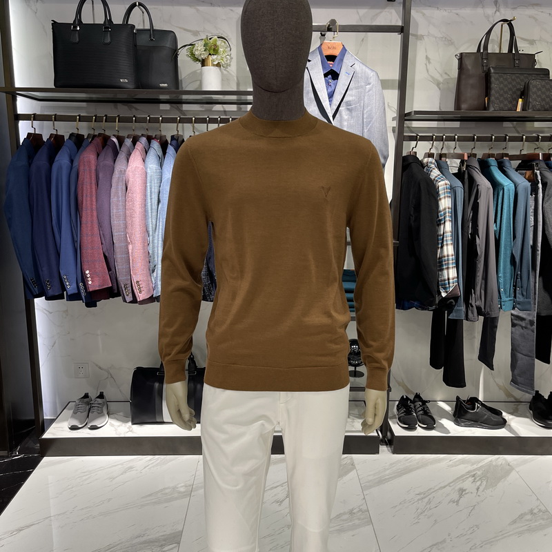 华斯度VASTO男商务圆领套头百搭毛衣针织羊绒衫12T072554专柜1680