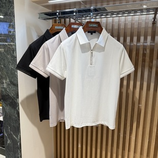 卡尔丹顿男士春夏款翻领短袖T恤休闲POLO衫AF5S40109吊牌1380