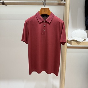 BOSSsunwen博斯绅威春夏商务桑蚕丝POLO衫152320651670吊牌3980