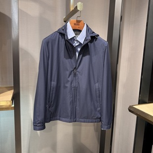 华斯度VASTO男装秋冬款休闲连帽夹克外套22C081176专柜正品4389