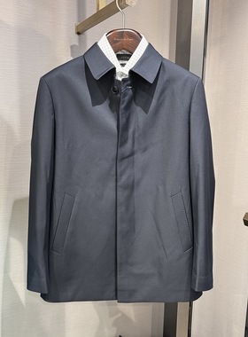卡尔丹顿男装24秋冬商务翻领风衣夹克外套AE5W05310专柜5800