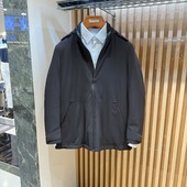 卡尔丹顿男装 秋冬款 鹅绒连帽商务羽绒服外套KCBW55918专柜6800