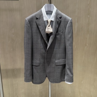 卡尔丹顿秋冬新款绵羊毛商务正装套西西装西服KDAW11610DAC3