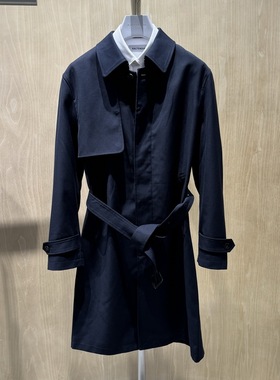 卡尓丹顿男装商务休闲翻领风衣外套春秋款KEBW25331FAN6专柜5800