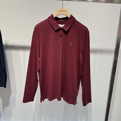 Hechter/丹尼爱特秋冬款商务休闲翻领长袖T恤HT41801吊牌990LC柒