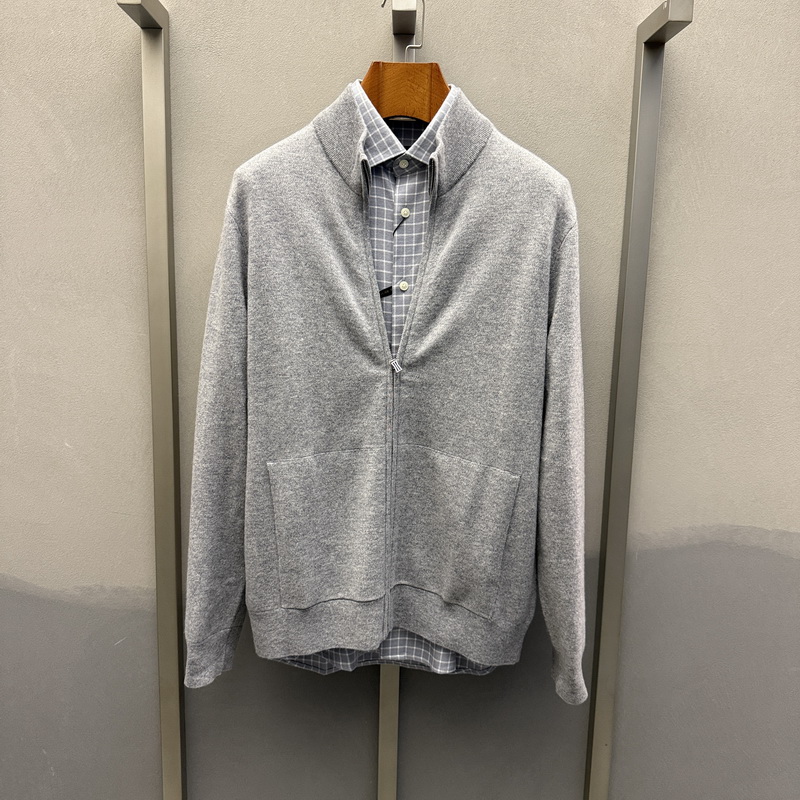 卡尔丹顿秋冬款商务休闲立领羊绒开衫KFAW34308LAG1专柜6800