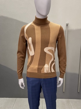 卡尔丹顿新款男装秋冬毛衣休闲羊绒衫KBCW54169ZAC1专柜1680HD