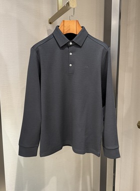 华斯度VASTO男装秋冬款休闲翻领针织长袖T恤52Y052028专柜1686