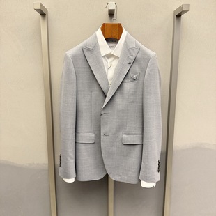 2026卡尔丹顿男装春商务西服外套K裤子套装KGAS11602DAG2吊牌3800