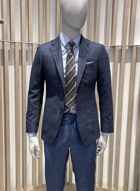 卡尔丹顿男装21秋冬款商务羊毛单西西服KBAW21638DAN5专柜10800