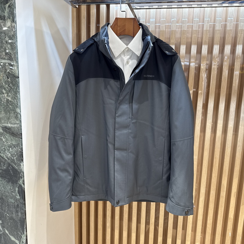 卡尔丹顿男装秋冬款兔毛皮内胆羽绒尼克服KEBW55606FAV8专柜6800