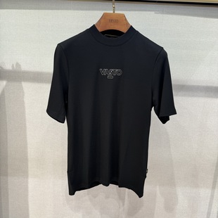 华斯度VASTO秋冬款 T恤22F051151专柜1385 莫代尔圆领商务休闲短袖