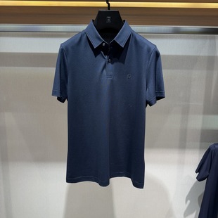 博斯绅威BOSSsunwen男装春夏款翻领商务休闲短袖T恤142320652380