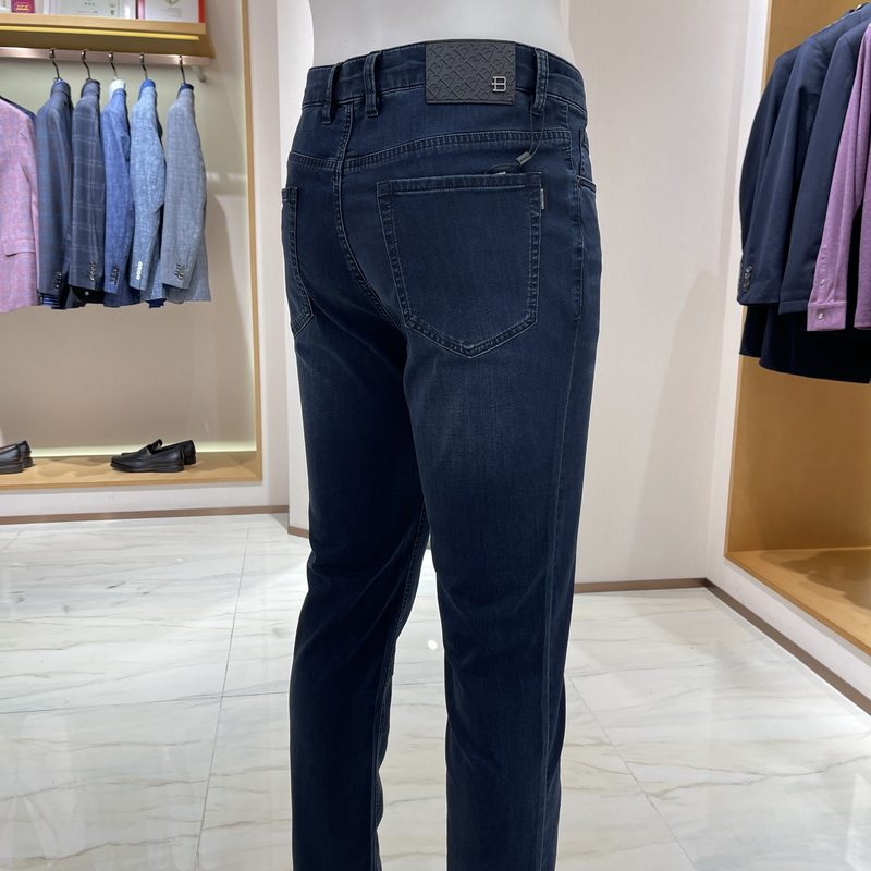 博斯绅威BOSSsunwen男装春夏休闲直筒牛仔裤121118103058吊牌1580