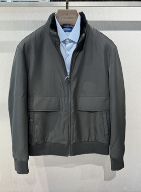 卡尔丹顿男装秋冬商务立领尼克服加棉外套AC5W05604LAB2专柜8800