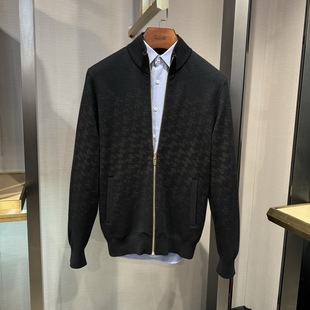 华斯度VASTO秋冬款 22F191091专柜3985 绵羊毛立领羊毛开衫