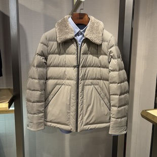 华斯度VASTO秋冬款 商务休闲翻领白鸭绒羽绒服22E201332专柜5686
