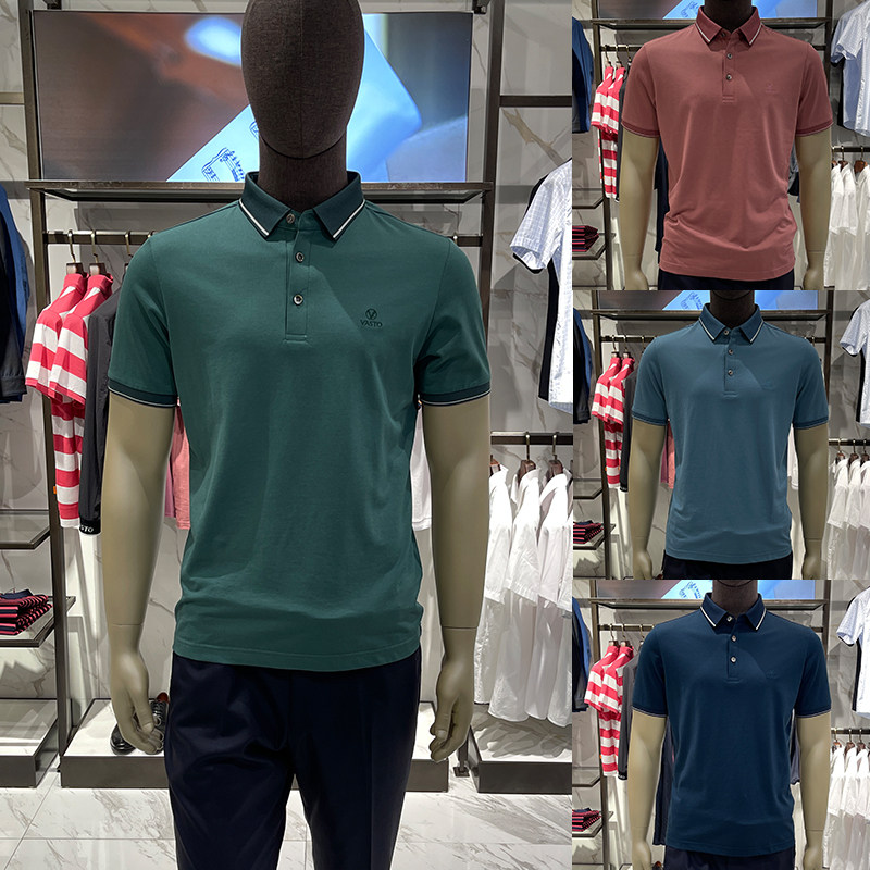 华斯度/vasto春夏新款翻领短袖t恤纯色polo衫11t051118专柜1686
