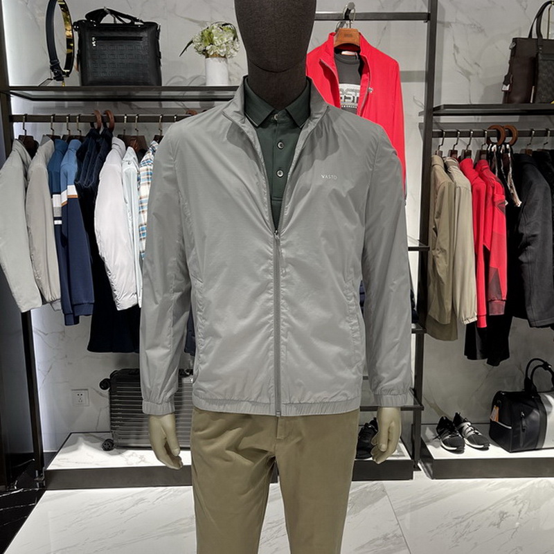 华斯度VASTO男装春季商务都市立领夹克外套01E081087专柜2886