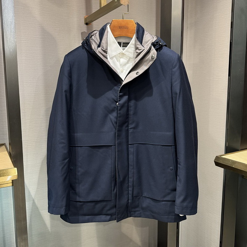 华斯度VASTO男装秋冬尼克服连帽休闲羽绒服外套22C126106专柜6989