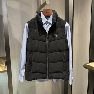 华斯度VASTO男装 羽绒立领背心马甲外套22F203261专柜4985 秋冬款