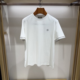 BOSSsunwen博斯绅威男装春夏款商务柔软圆领T恤M621T119吊牌880