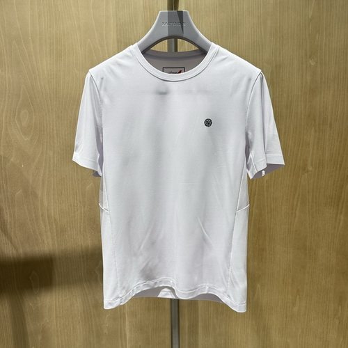 卡尔丹顿男装正品25春夏休闲圆领短袖T恤衫KFCS40102RAW1吊牌980