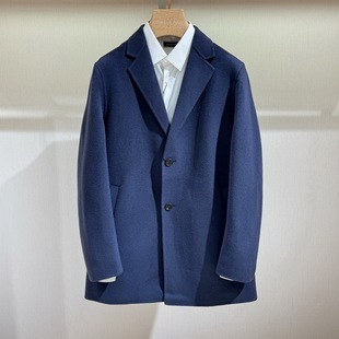 BOSSSUNWEN博斯绅威23秋冬西装领大衣外套134326534070专柜7980