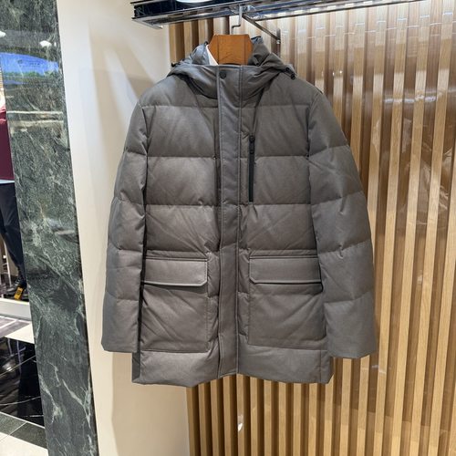 卡尔丹顿秋冬款休闲兔毛皮羽绒服