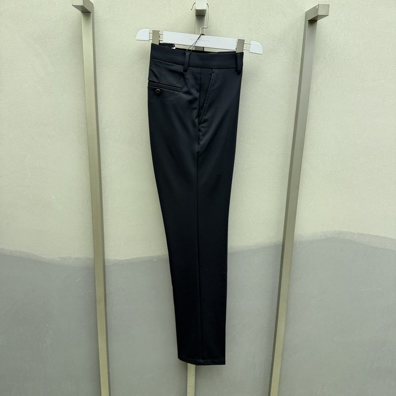 卡尔丹顿男装春夏款商务桑蚕丝休闲裤长裤KGAS32219NAN7吊牌2380