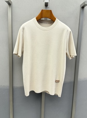 卡尔丹顿2026年春夏款商务休闲短袖圆领T恤KGDS10009RHC9吊牌2380