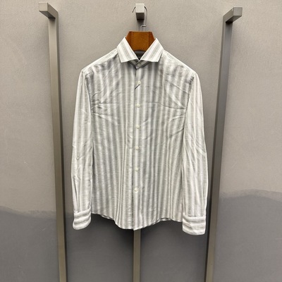 卡尔丹顿男纯棉商务长袖衬衫